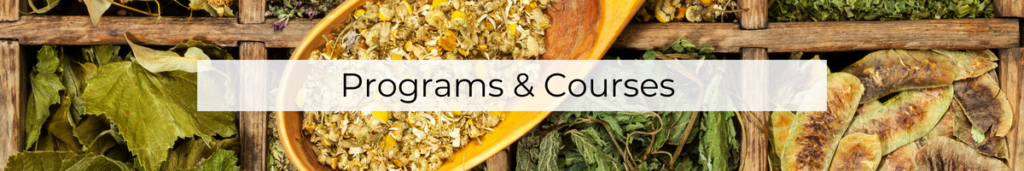 Programs and courses to become a clinical herbalist