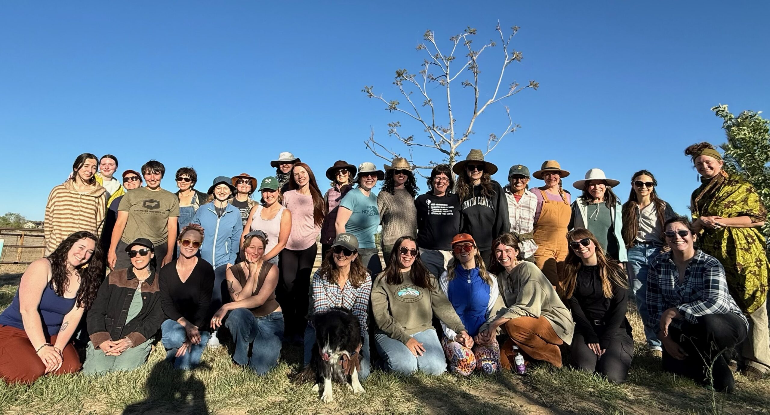 Clinical Herbalism Students outdoor workshop.